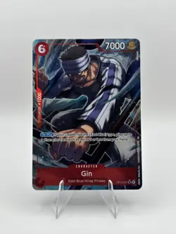 Gin SR Alt Art (AA) OP15-007 Super Rare Adventure on Kami's Island One Piece TCG - Image 1