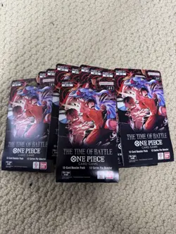 10 Packs English One Piece OP16 Time Of Battle New Sealed Sleeved Boosters - Image 1