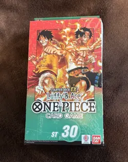 One Piece Card Game Starter Deck EX Luffy & Ace ST-30 50 Cards EN Bandai - Image 1
