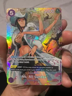 One Piece TCG - Ms. All Sunday SP Special Rare OP04-064 Wings of The Captain NM - Image 1