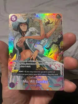 One Piece TCG - Ms. All Sunday SP Special Rare OP04-064 Wings of The Captain NM - Image 2