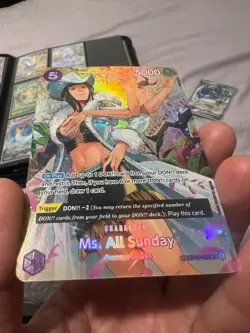 One Piece TCG - Ms. All Sunday SP Special Rare OP04-064 Wings of The Captain NM - Image 4