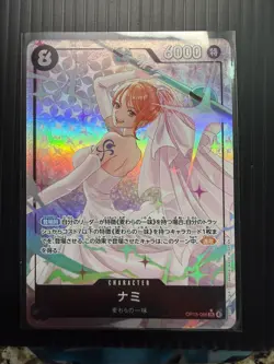 Nami OP15-086 SR Alt Art Wedding Dress Japanese ONE PIECE NM - Image 1