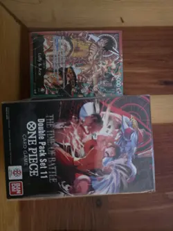 One Piece TCG Double Pack Set 11 The Time Of Battle And Luffy Ace Starter Deck - Image 1