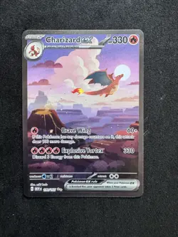 Pokemon TCG Charizard EX 199/165 Sir Pokemon 151 Scarlet Violet - Image 1