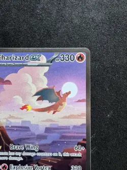 Pokemon TCG Charizard EX 199/165 Sir Pokemon 151 Scarlet Violet - Image 2