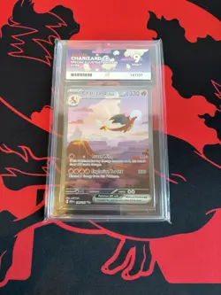 Pokemon TCG Charizard EX 199/165 SIR Pokemon 151 Scarlet & Violet ACE 9 Mint - Image 1