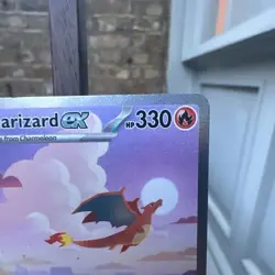 Pokemon TCG Scarlet & Violet 151 Charizard ex 199/165 Holo Full Art SIR EN 330HP - Image 3