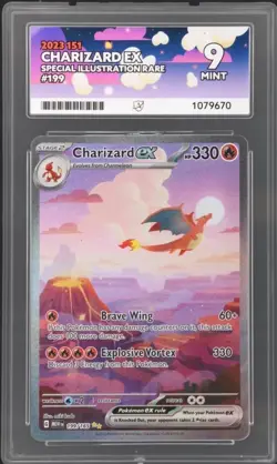 Pokemon TCG Charizard EX 199/165 Scarlet & Violet 151 Ace 9 SIR - Image 1