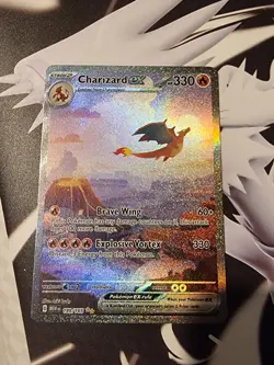 Pokemon TCG Charizard EX Sir 199/165 Scarlet & Violet 151 - Image 1