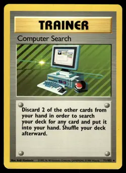 Pokemon TCG Base Set #071/102 Computer Search LP - Image 1