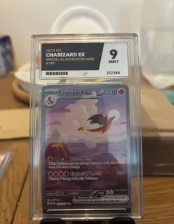 Pokemon TCG Charizard EX 199/165 Scarlet & Violet 151 Ace 9 SIR - Image 1
