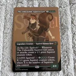The Unbeatable Squirrel Girl Borderless Foil Marvel Super Heroes Mtg Nm - Image 1