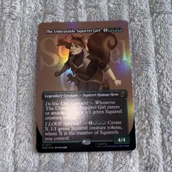 The Unbeatable Squirrel Girl Borderless Foil Marvel Super Heroes Mtg Nm - Image 2