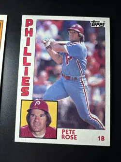 Pete Rose Lot Of 2 Cards Phillies ➡ 81 Donruss, 84 Topps 🔥NM/MT🔥 HIGH GRADE - Image 4