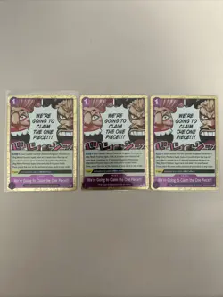 OP07-077 We're Going to Claim the One Piece 500 Years In The Future Mint X3 - Image 1