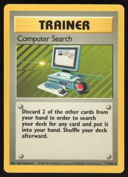 Pokemon TCG Base Set #071/102 Computer Search LP - Image 1