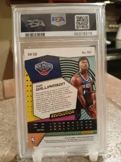 2019 Panini Revolution Zion Williamson PSA 9 Chinese New Year Rookie #101 RC - Image 2