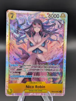 One Piece EB03 - Heroines #055 SR Nico Robin NM English - Image 1