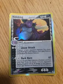 Nidoking Holo 6/101 EX Dragon Frontiers Pokemon Card - Image 1