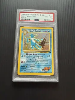 Pokemon TCG Mistys Golduck Gym Challenge 12/132 Holo Rare Card WOTC 🌀 PSA 8 - Image 1