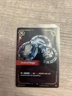 Riftbound Origins OGN 040/298 Seal Of Rage League Of Legends - Image 1