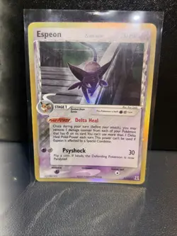 Espeon (Delta) - 4/113 - Holo Rare, English Pokemon EX Delta Species - Image 1