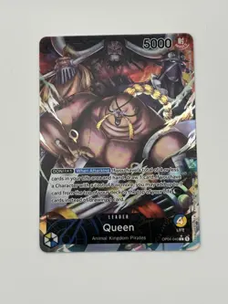 One Piece Card Game CCG TCG Queen OP04-040 Alternate Alt Art Leader - Image 1