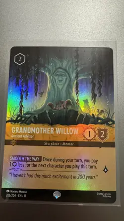 Disney Lorcana - Winterspell - Grandmother Willow - Ancient Advisor | 206/204 - Image 1