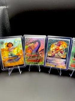 Disney Lorcana Store Championship Holo Card Lot! All Cards Are Near Mint. - Image 2