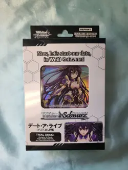WeiB (Weiss) Schwarz Date A Live Reprint English Trial Deck *New/Sealed* - Image 1