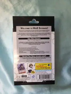 WeiB (Weiss) Schwarz Date A Live Reprint English Trial Deck *New/Sealed* - Image 3