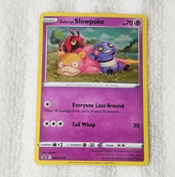 Pokemon Galarian Slowpoke Black Star Promo SWSH126 - Image 1