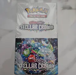 Pokemon Scarlet & Violet Stellar Crown Half Booster - 18 Packs Factory Sealed - Image 1