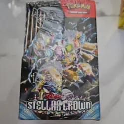 Pokemon Scarlet & Violet Stellar Crown Half Booster - 18 Packs Factory Sealed - Image 2