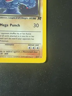 Pokemon TCG Dark Machamp 10/82 Holo Rare Card 10/82 Team Rocket Series NM - Image 5