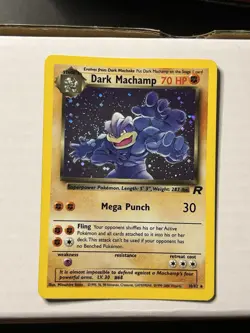 Dark Machamp 10/82 *LP* Holo Rare Team Rocket TCG Pokemon Card SEE DESCRIPTION - Image 1
