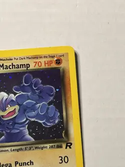 Dark Machamp 10/82 *LP* Holo Rare Team Rocket TCG Pokemon Card SEE DESCRIPTION - Image 4