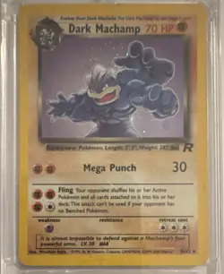 Pokemon TCG Team Rocket Dark Machamp 10/82 Holo Rare 70 HP English - Image 1