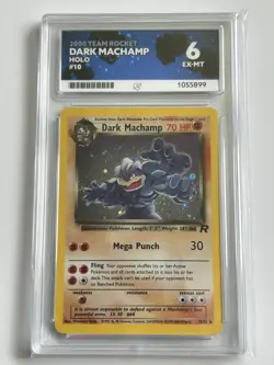 Dark Machamp Holo Rare 10/82 Team Rocket 2000 ACE 6 EX - MT WOTC Pokemon TCG - Image 1