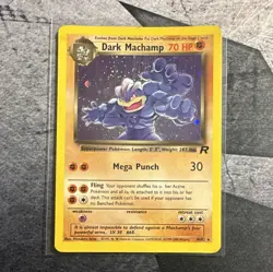 Pokemon TCG Dark Machamp Holo Rare 10/82 Team Rocket WOTC 2000 English 70 HP - Image 1