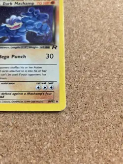Pokemon TCG | Dark Machamp 10/82 | Holo Rare | WOTC Team Rocket Set - Image 3