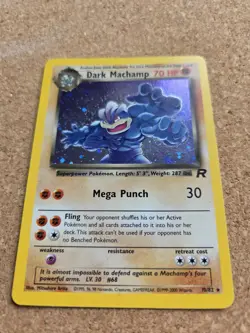 Pokemon TCG | Dark Machamp 10/82 | Holo Rare | WOTC Team Rocket Set - Image 1