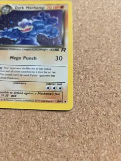 Pokemon TCG | Dark Machamp 10/82 | Holo Rare | WOTC Team Rocket Set - Image 3