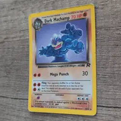 Pokemon TCG Dark Machamp Team Rocket 10/82 Holo Rare English 2000 70 HP - Image 3