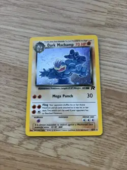 Pokemon TCG Dark Machamp Team Rocket 10/82 Holo Unlimited Holo Rare - Image 1