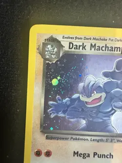 Pokemon TCG Dark Machamp 10/82 Holo Rare Team Rocket Moderately Played MP - Image 5