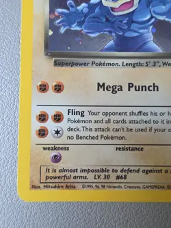 Pokemon TCG Dark Machamp 10/82 Team Rocket Holo Rare Unlimited 2000 Vintage - HP - Image 5