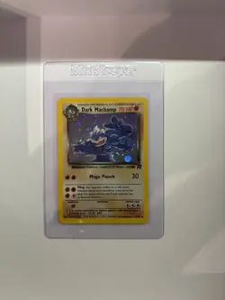 Pokemon Dark Machamp Holo Rare TCG Card Team Rocket Series 10/82 - Image 1