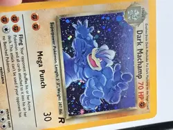 Pokemon TCG Dark Machamp 10/82 Team Rocket Holo Rare Unlimited English LP - Image 4